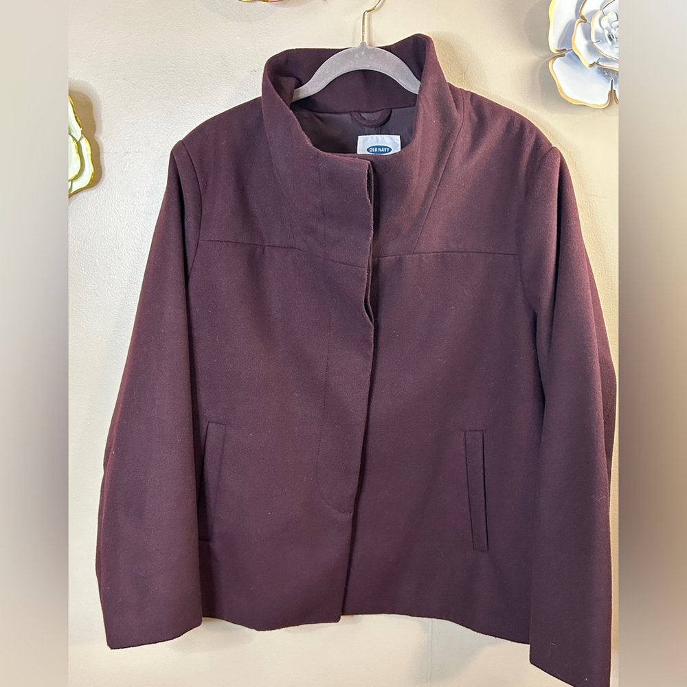 Old Navy Funnel Collar Pea Coat